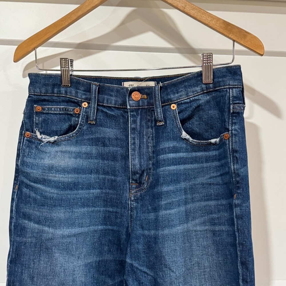 Madewell - High Rise Slim BoyJean - Blue Denim Jeans - Size 26